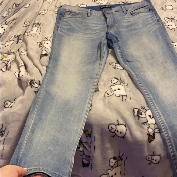 Express ultimate stretch mid rise jeans legging 14 - Picture 2 of 5